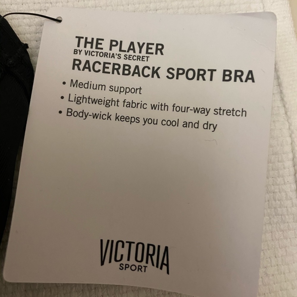 Victoria Sport The Player Racerback Sport Bra NWT - Picture 7 of 7